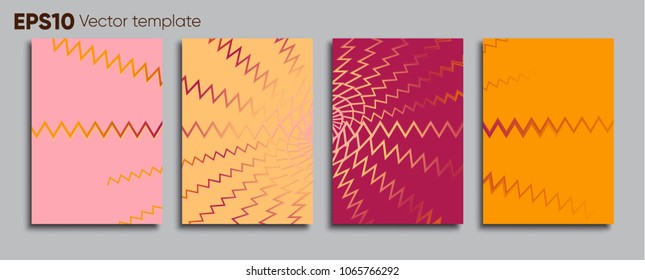 Creative colored cover. Cover design.
