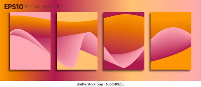 Creative colored cover. Cover design.