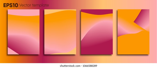 Creative colored cover. Cover design.
