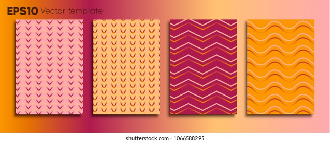 Creative colored cover. Cover design.
