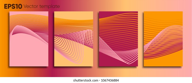 Creative colored cover. Cover design.
