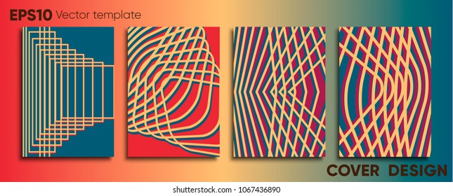 Creative colored cover. Cover design.