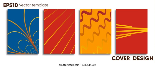 Creative colored cover. Cover design.