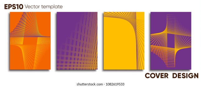 Creative colored cover. Cover design.