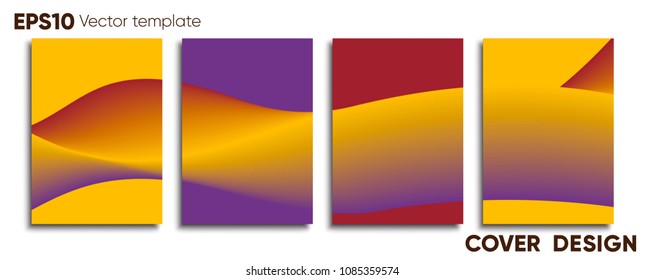 Creative colored cover. Cover design.