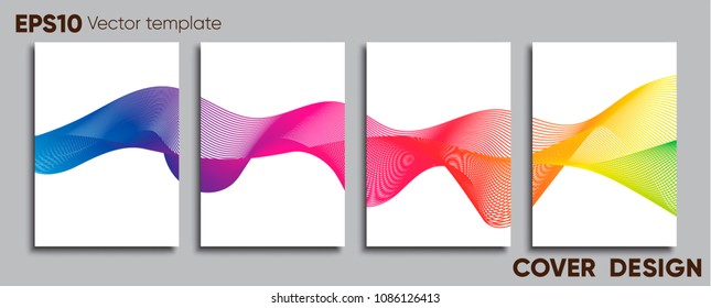 Creative colored cover. Cover design.