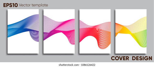 Creative colored cover. Cover design.