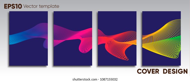 Creative colored cover. Cover design.