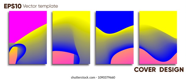 Creative colored cover. Cover design.