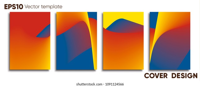 Creative colored cover. Cover design.