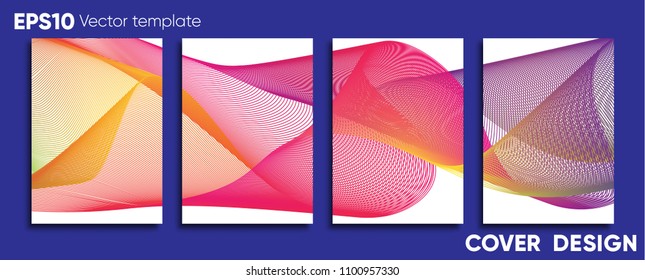 Creative colored cover. Cover design.