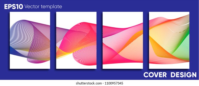 Creative colored cover. Cover design.