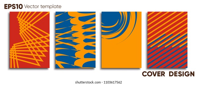 Creative colored cover. Cover design.