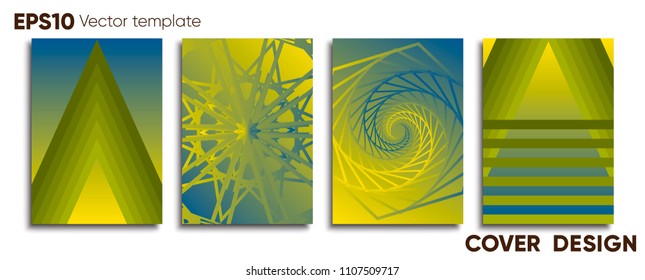 Creative colored cover. Cover design.