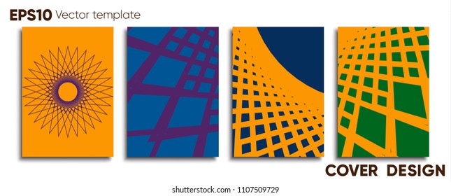 Creative colored cover. Cover design.