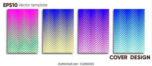Creative colored cover. Cover design.