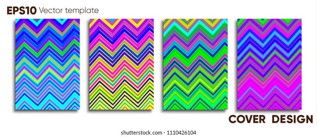 Creative colored cover. Cover design.