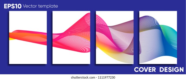 Creative colored cover. Cover design.