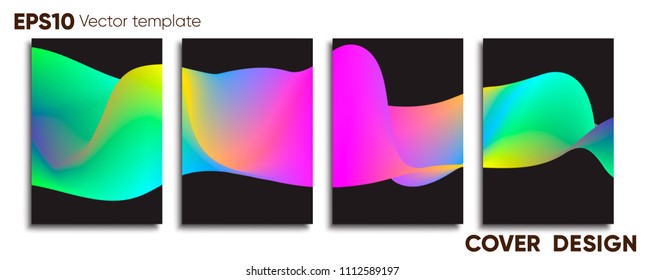Creative colored cover. Cover design.