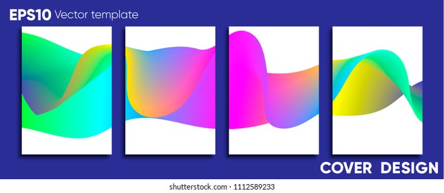 Creative colored cover. Cover design.