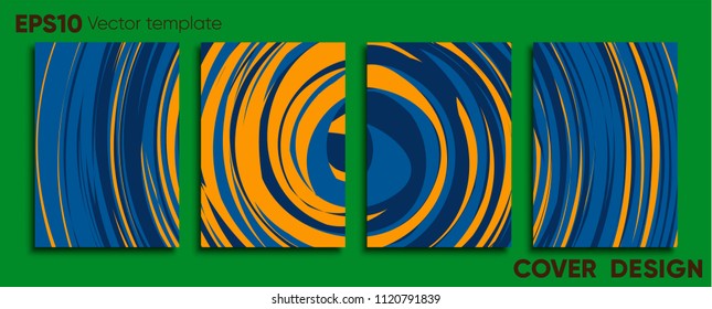 Creative colored cover. Cover design.