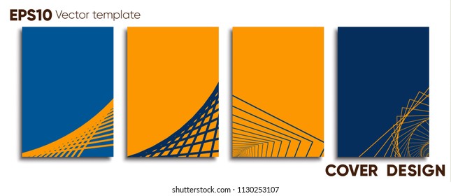 Creative colored cover. Cover design.