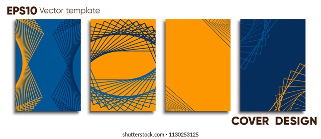 Creative colored cover. Cover design.