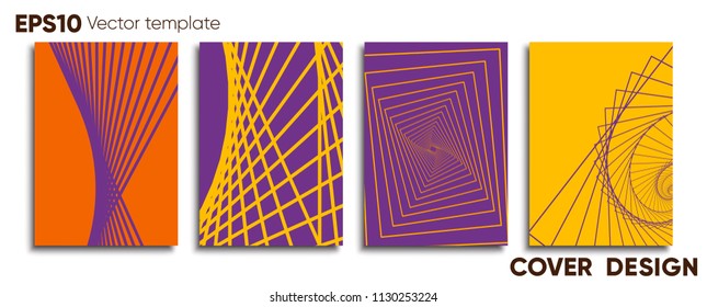 Creative colored cover. Cover design.