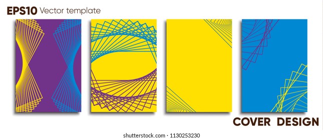 Creative colored cover. Cover design.