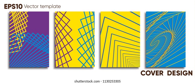 Creative colored cover. Cover design.