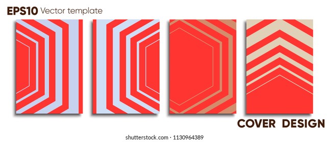 Creative colored cover. Cover design.