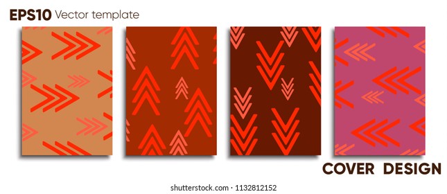 Creative colored cover. Cover design.