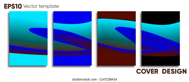 Creative colored cover. Cover design.
