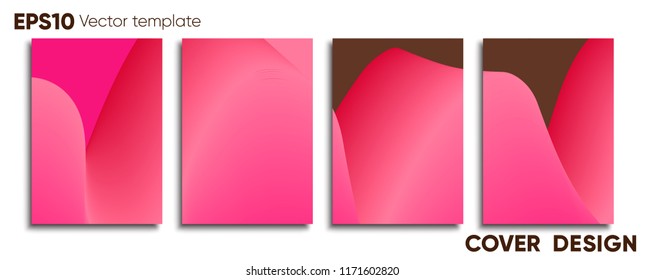 Creative colored cover. Cover design.