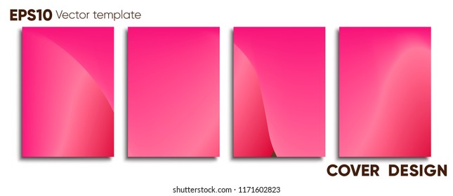 Creative colored cover. Cover design.
