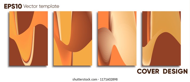 Creative colored cover. Cover design.