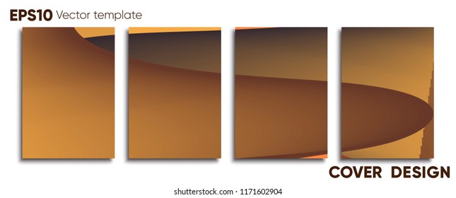 Creative colored cover. Cover design.