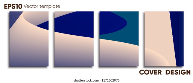 Creative colored cover. Cover design.