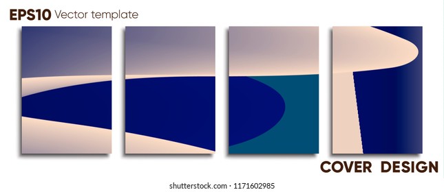 Creative colored cover. Cover design.