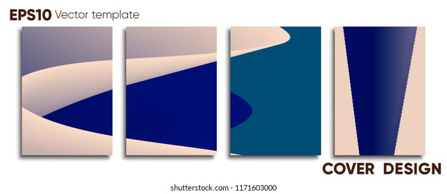 Creative colored cover. Cover design.