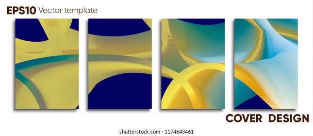 Creative colored cover. Cover design.