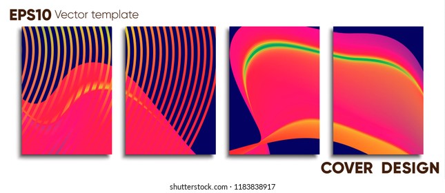 Creative colored cover. Cover design.