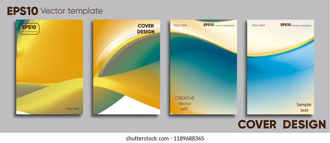 Creative colored cover. Cover design.