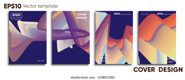 Creative colored cover. Cover design.