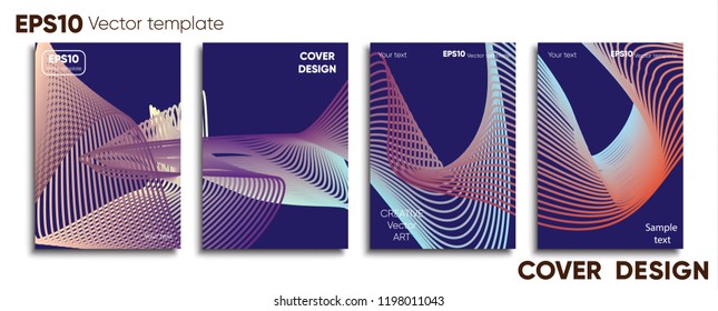 Creative colored cover. Cover design.