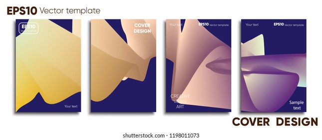 Creative colored cover. Cover design.