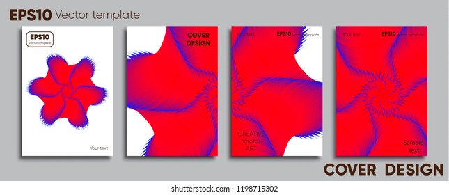 Creative colored cover. Cover design.