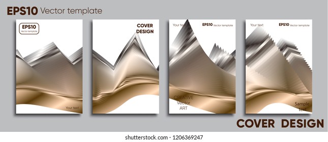 Creative colored cover. Cover design.