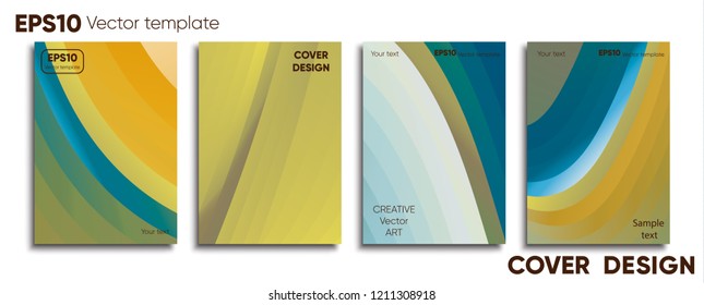 Creative colored cover. Cover design.
