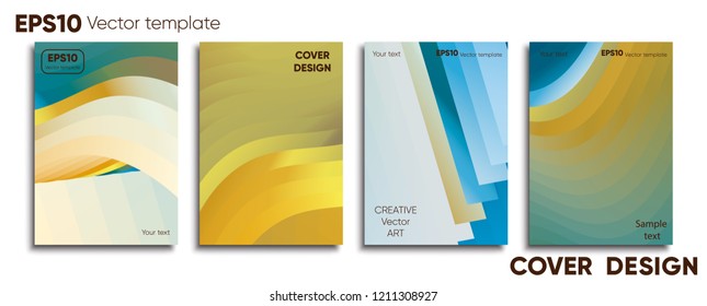 Creative colored cover. Cover design.